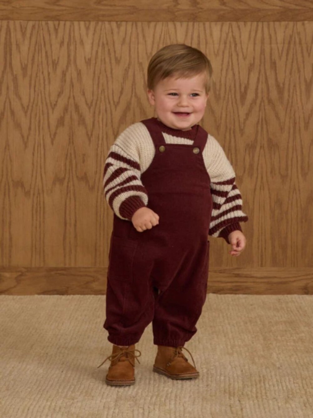 Cargo Overalls | Burgundy Rylee & Cru